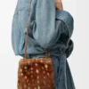 Baskılı Shearling Pebble Portföy