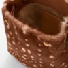 Baskılı Shearling Pebble Portföy