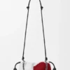 Boncuklu Kanvas ve Dana Derisinden Orta Boy Lion Beads Flamenco Purse Boncuklu Kanvas ve Dana Derisinden Orta Boy Lion Beads Flamenco Purse