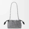 Boncuklu ve Nappa Kuzu Derisinden Mini Flamenco Purse Boncuklu ve Nappa Kuzu Derisinden Mini Flamenco Purse