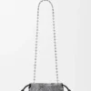 Boncuklu ve Nappa Kuzu Derisinden Mini Flamenco Purse Boncuklu ve Nappa Kuzu Derisinden Mini Flamenco Purse