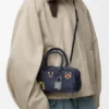 Cats Amazona 23 Kısa Kesim Çanta, Nakışlı Denim Cats Amazona 23 Kısa Kesim Çanta, Nakışlı Denim