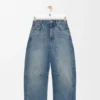 Denim Anagram Barrel Kot Pantolon
