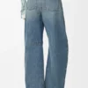 Denim Anagram Barrel Kot Pantolon
