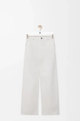 Denim Anagram Bol Kesim Kot Pantolon