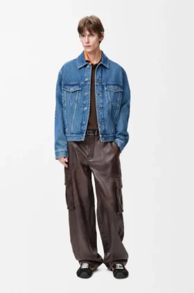 Denim Anagram Ceket