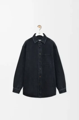 Denim Anagram Overshirt