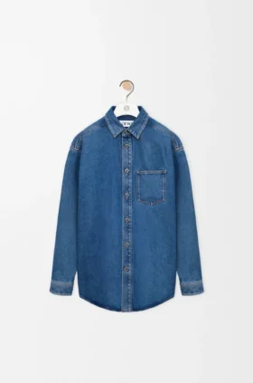Denim Anagram Overshirt
