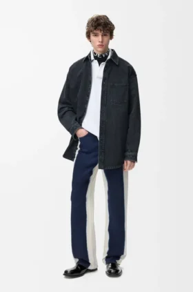Denim Anagram Overshirt
