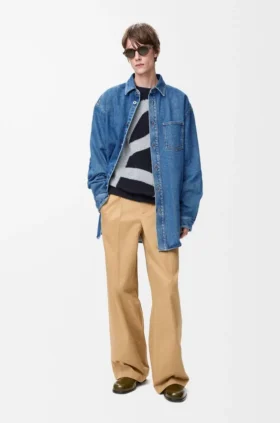 Denim Anagram Overshirt
