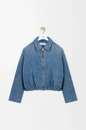 Denim Drapeli Ceket