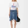 Denim Kargo Etek Denim Kargo Etek