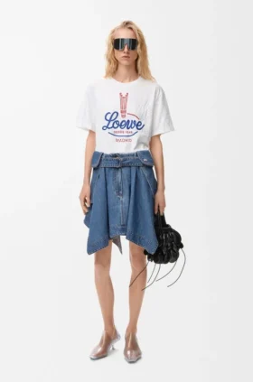 Denim Kargo Etek