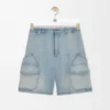 Denim Kargo Şort Denim Kargo Şort