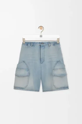 Denim Kargo Şort