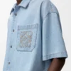 Denim Kısa Kollu Gömlek