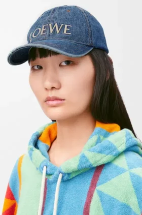 Denim loewe şapka