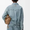 Dökümlü Denim Gömlek Dökümlü Denim Gömlek