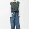 Drapeli Denim Kot Pantolon