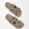 Ease Monogram Süet Terlik Ease Monogram Süet Terlik