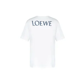 Erkek Loewe AW19 Painting Kısa Kollu Beyaz H6299720Si