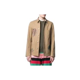 Erkek Loewe Baskılı Ceket Kahverengi H2198210Ib-2140