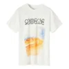 Erkek Loewe Baskılı Kısa Kollu Beyaz H6299980Pc-2100