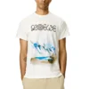 Erkek Loewe Beyaz Kar Dağı Baskılı Kısa Kollu Beyaz H6299983Pc-2100