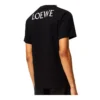 Erkek Loewe Göğüs Sarı Gülen Yüz Kısa Kollu Siyah H616341X87-1100