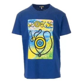 Erkek Loewe Göz Desenli Kısa Kollu Mavi H6109822Pc-5130