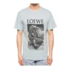 Erkek Loewe Ken Heyman Baskılı Pamuklu Kısa Kollu Pembe Mavi H6109980Pc-6410