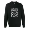Erkek loewe Marka Logolu Baskılı Kazak Siyah H6109900Cr-1100