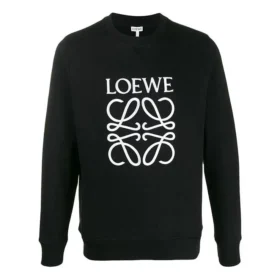 Erkek loewe Marka Logolu Baskılı Kazak Siyah H6109900Cr-1100