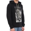 Erkek Loewe Maskeli Baskılı Siyah H6109730Pc-1100