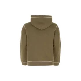 Erkek Loewe Nakışlı Kapüşonlu İpli Haki H526341X94-3962