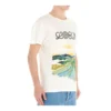 Erkek Loewe Suluboya Baskılı Pamuklu Kısa Kollu Beyaz H6109831Pc-2100