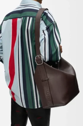 Esnek Damarlı Dana Derisinden Büyük Loop Hobo