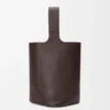 Esnek Damarlı Dana Derisinden Büyük Pebble Bucket Çanta Esnek Damarlı Dana Derisinden Büyük Pebble Bucket Çanta