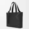 Esnek Damarlı Dana Derisinden Loop Zipped Tote çantası Esnek Damarlı Dana Derisinden Loop Zipped Tote çantası