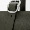 Esnek Damarlı Dana Derisinden Loop Zipped Tote çantası Esnek Damarlı Dana Derisinden Loop Zipped Tote çantası