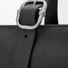 Esnek Damarlı Dana Derisinden Loop Zipped Tote çantası Esnek Damarlı Dana Derisinden Loop Zipped Tote çantası