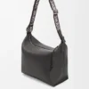 Esnek Pürüzsüz Dana Derisi ve Jakarlı Cubi Crossbody Çanta Esnek Pürüzsüz Dana Derisi ve Jakarlı Cubi Crossbody Çanta