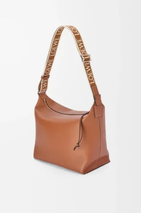 Esnek Pürüzsüz Dana Derisi ve Jakarlı Cubi Crossbody Çanta