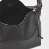 Esnek Pürüzsüz Dana Derisi ve Jakarlı Cubi Crossbody Çanta Esnek Pürüzsüz Dana Derisi ve Jakarlı Cubi Crossbody Çanta