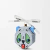 Üfleme cam Futurist cat yılbaşı süsü Üfleme cam Futurist cat yılbaşı süsü