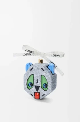 Üfleme cam Futurist cat yılbaşı süsü