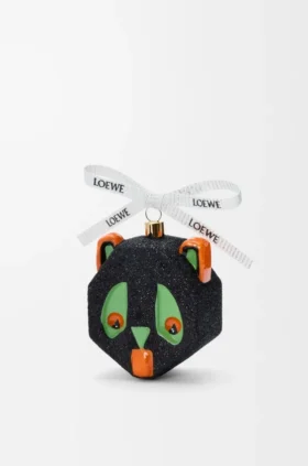 Üfleme cam Futurist cat yılbaşı süsü