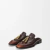 Fırçalanmış Dana Derisinden Edge Makosen Mule