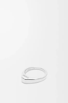 Gümüş Kaplamalı Gümüş Stirrup Yüzük