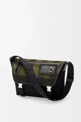 Kanvas ve Fırçalanmış Süet Orta Boy Flex Messenger
